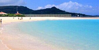 日本冲绳安座真阳光海滨